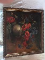 antieke schilderijen voorstelling bloemen, Antiek en Kunst, Ophalen of Verzenden