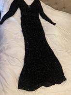 Robe de soirée noir brillante taille S, Kleding | Dames, Ophalen, Zo goed als nieuw, Zwart