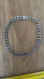 Zilveren ketting heren, Handtassen en Accessoires, Kettingen, Ophalen of Verzenden, Gebruikt, Zilver