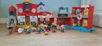 Fisher price (boerderij/school)+Little people (bus/vliegtuig, Kinderen en Baby's, Speelgoed | Fisher-Price, Ophalen, Zo goed als nieuw