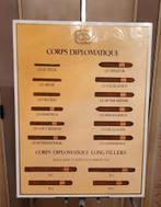 Mooie oude Corps Diplomatique plaat staander .., Collections, Comme neuf, Enlèvement ou Envoi