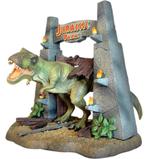 Jurassic Park T-rex-beeld met collector's box, Enlèvement, Statue, Réplique ou Modèle, Film, Neuf