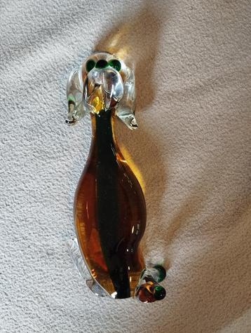 Ancien souvenir de Murano chien debout  beschikbaar voor biedingen