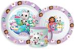 Gabby's Poppenhuis Kinderservies met Mok - Magnetron, Kinderen en Baby's, Ophalen of Verzenden, Nieuw