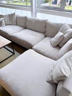 Beige hoekzetel, Huis en Inrichting, Zetels | Complete zithoeken, Ophalen, Gebruikt