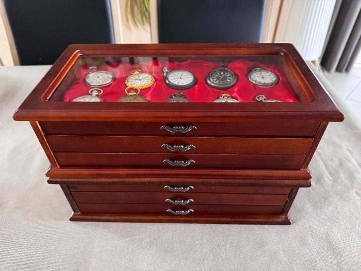 Verzameling zakhorloges (reproducties) - Hachette, Bijoux, Sacs & Beauté, Montres | Anciennes | Antiquités, Montre de poche, Autres marques