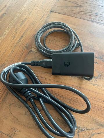 Hp laptop oplader 65W - USB C, Enlèvement, Comme neuf