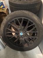 Set hiver BMW pack M – Jantes 18” noir + pneu continental, Auto-onderdelen, Banden en Velgen, Ophalen, 18 inch, Gebruikt, Winterbanden