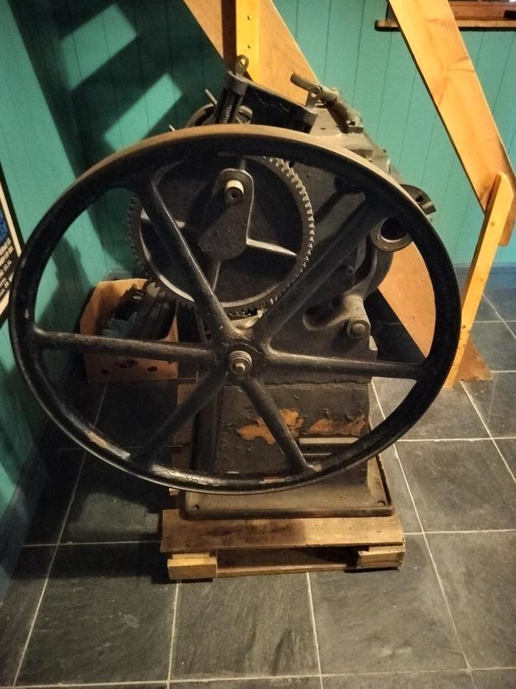 Antieke drukpers 'perfect', Antiek en Kunst, Antiek | Gereedschap en Instrumenten, Ophalen