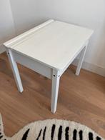 Wit schoolbankje met kinderstoel, Kinderen en Baby's, Ophalen, Gebruikt
