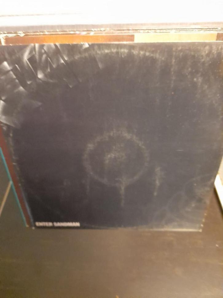 12" - metallica - enter sandman, Cd's en Dvd's, Vinyl | Hardrock en Metal, Gebruikt, Ophalen of Verzenden