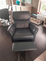 Manuele relaxe zetel, Huis en Inrichting, Fauteuils, Gebruikt, Leer, Ophalen