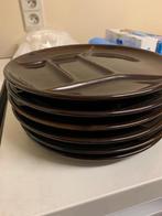 Fondueborden. Vintage. 6 stuks, Ophalen, Gebruikt, Bord of Schaal