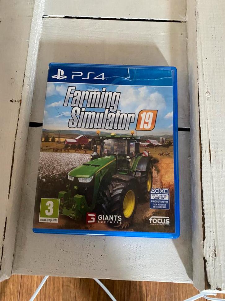 Farming Simulator 19 - PS4, Games en Spelcomputers, Games | Sony PlayStation 4, Zo goed als nieuw, Simulatie, Vanaf 3 jaar, Online