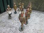Lot belgische speelgoed soldaatjes  muziek, gewonde e.d. TOP, Verzamelen, Ophalen of Verzenden