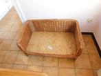 panier chien osier - lit - couchage - maison - intérieur, Animaux & Accessoires, Paniers pour chiens, Enlèvement, Utilisé, Autre