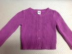 Gilet Petit Bateau - Fille 18 mois, Kinderen en Baby's, Babykleding | Maat 80, Ophalen, Gebruikt, Petit bateau, Truitje of Vestje