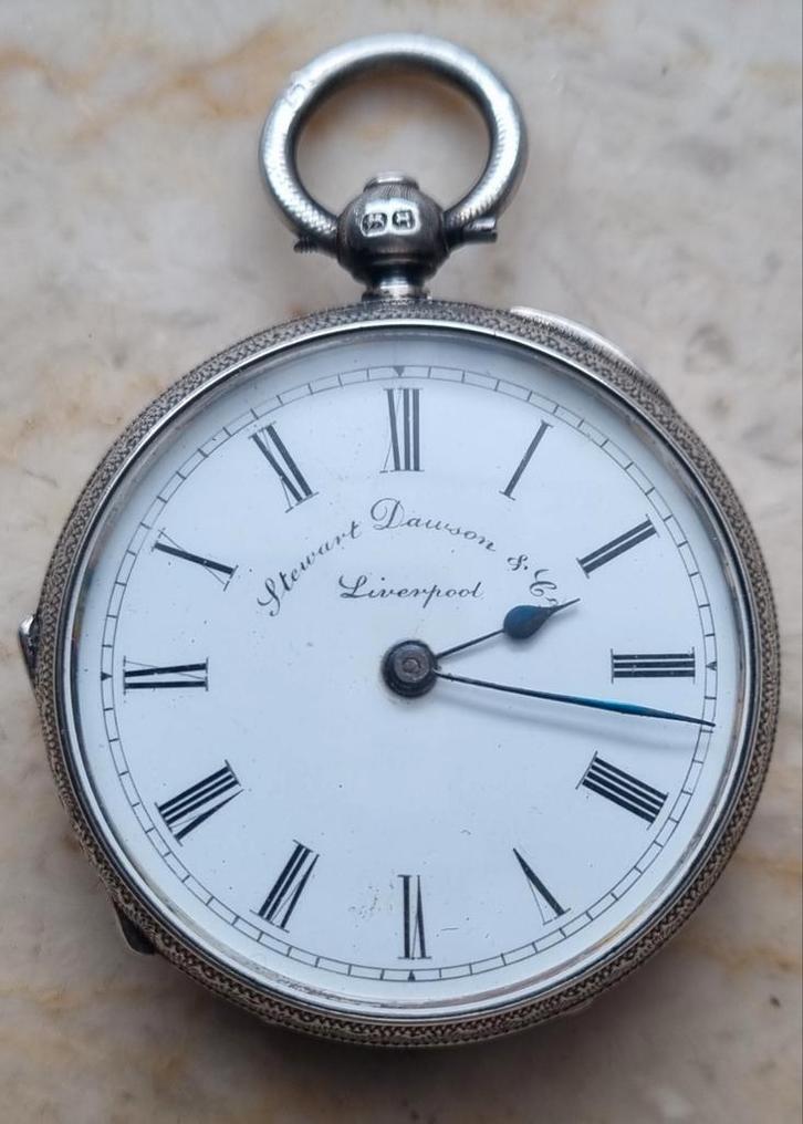 Zakhorloge Snek/spillegang/anker perfect werkende conditie, Antiek en Kunst, Antiek | Klokken, Ophalen of Verzenden