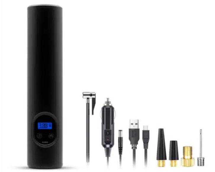 Nieuwe FlinQ Draadloze Luchtcompressor, Fietsen en Brommers, Fietsaccessoires | Fietspompen, Nieuw, Drukmeter, Ophalen of Verzenden