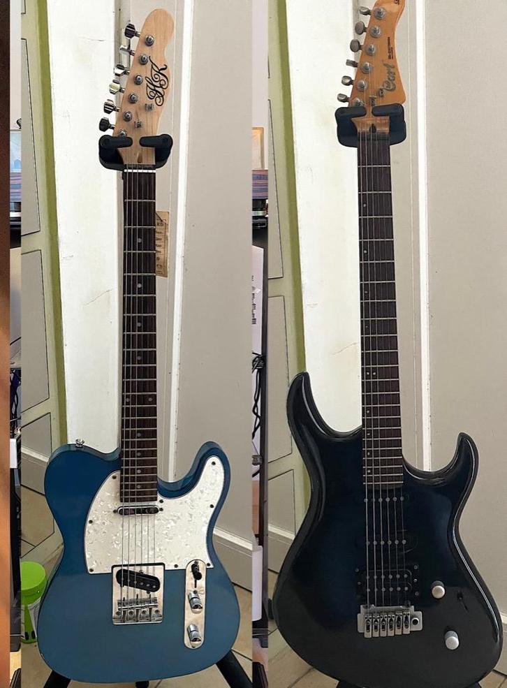 H&K Tele en Cort G254, Muziek en Instrumenten, Snaarinstrumenten | Gitaren | Elektrisch, Gebruikt, Solid body, Overige merken