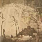 Dirk Baksteen | StormKempen, 5e st '30 | Litho van drukproef, Antiek en Kunst, Ophalen