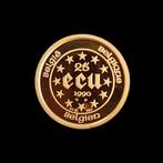 Munt / België / 25 Ecu / 1990 Q.P (Proof) / Goud .999, Ophalen, Goud, Losse munt, Goud