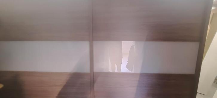Kleerkast met 2 schuifdeuren, Huis en Inrichting, Kasten | Kleerkasten, Zo goed als nieuw, Ophalen