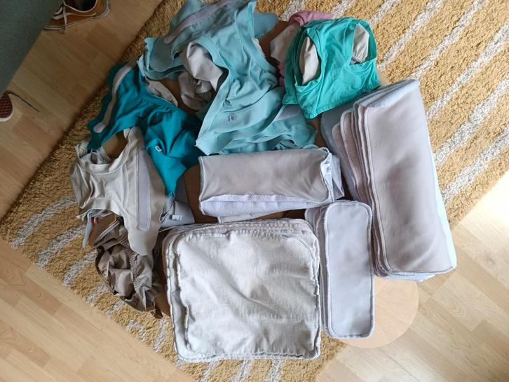 Lot couches lavables Hamac taille M et L, Kinderen en Baby's, Babykleding | Baby-kledingpakketten, Zo goed als nieuw, Ophalen