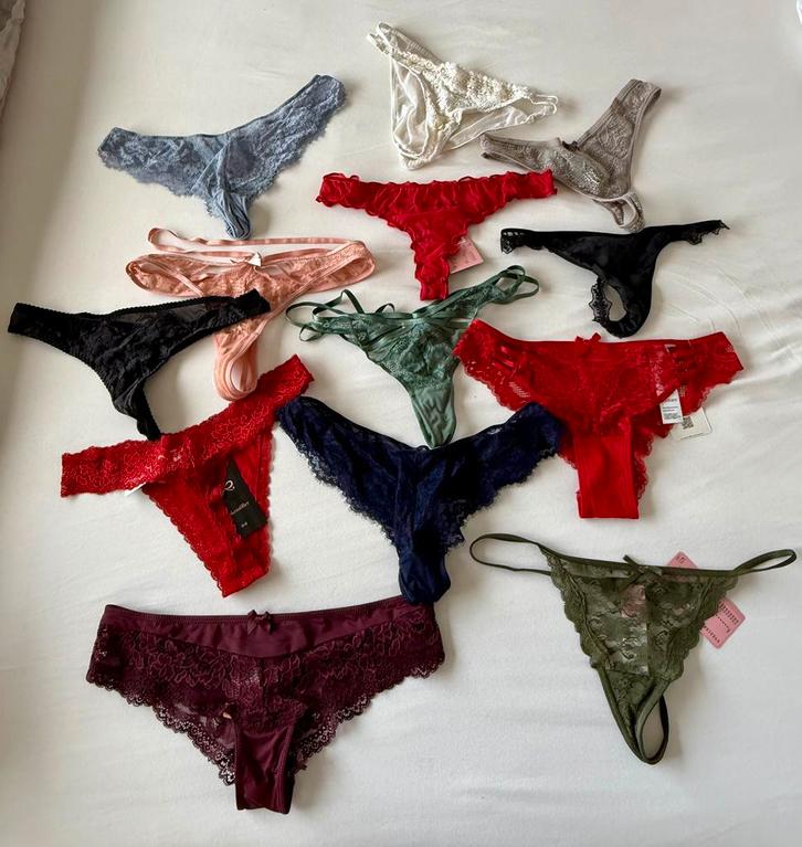 Diverse slipjes en strings, Kleding | Dames, Ondergoed en Lingerie, Verzenden
