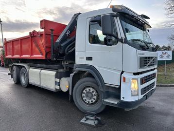 Volvo FM 380 6x2 + CONTAINER HIAB 088 - E2 + RADIO - LIFT +  beschikbaar voor biedingen