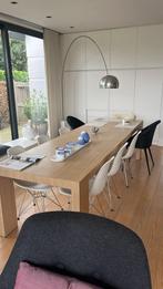 tafel, Huis en Inrichting, Tafels | Eettafels, Ophalen, Strak modern, Gebruikt, Eikenhout