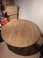 Klassieke eiken uitschuifbare tafel met 14 plaatsen, Huis en Inrichting, Tafels | Eettafels, Ophalen, Gebruikt, 100 tot 150 cm