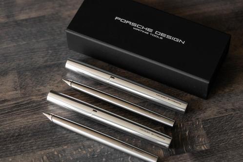 2x Porsche Design P3135 Solid titanium vulpen (650 per stuk), Verzamelen, Pennenverzamelingen, Nieuw, Vulpen, Overige merken, Met doosje
