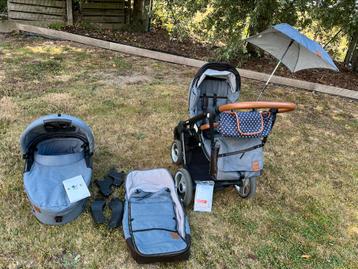 Evo Nomad Mutsy kinderwagen (NP was 936euro), Zo goed als nieuw, Mutsy, Verstelbare duwstang, Ophalen