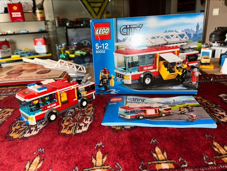 Lego city brandweertruck 60002, Kinderen en Baby's, Speelgoed | Duplo en Lego, Zo goed als nieuw, Lego, Ophalen