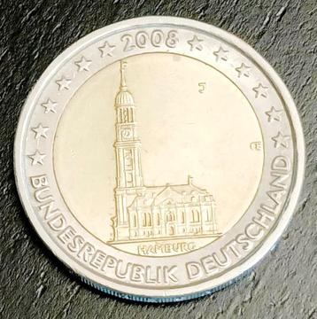 2 euro Duitsland 2008 Hamburg G beschikbaar voor biedingen