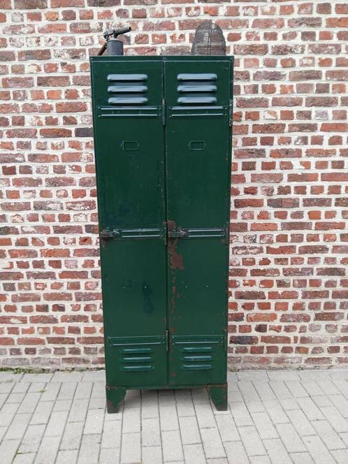 Vintage stalen lockerkast 3, Huis en Inrichting, Kasten | Overige, Gebruikt, Ophalen of Verzenden