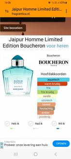 BOUCHERON JAIPUR LIMITED EDITION HOMME, Bijoux, Sacs & Beauté, Comme neuf, Enlèvement ou Envoi