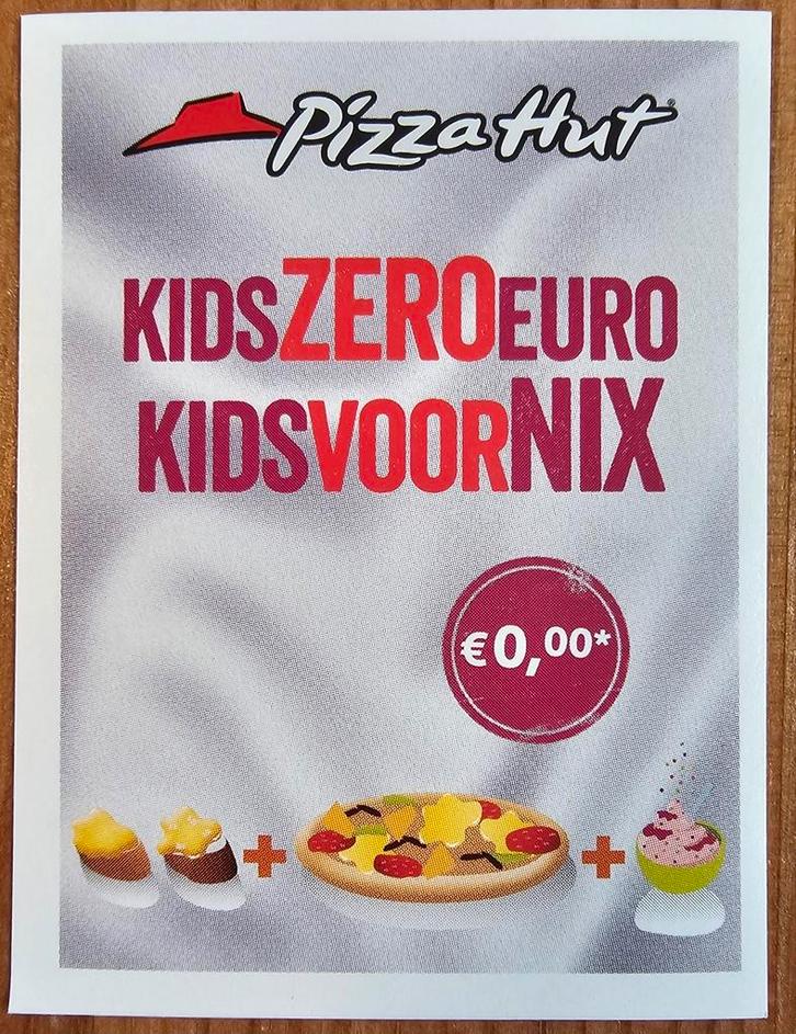 Autocollant Pizza Hut rare de Panini Football 2014 non utili, Hobby & Loisirs créatifs, Autocollants & Images, Comme neuf, Autocollant