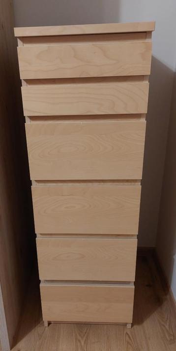 Ladekast met 6 lades, 40x123cm beschikbaar voor biedingen