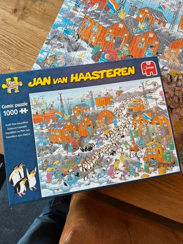 Puzzel Jan Van Haasteren “zuidpool expeditie “ 1000 stuks beschikbaar voor biedingen
