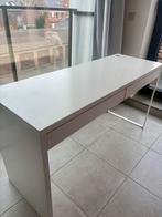 IKEA MICKE bureau wit (142x50 cm), Huis en Inrichting, Bureaus, Ophalen, Zo goed als nieuw, Bureau