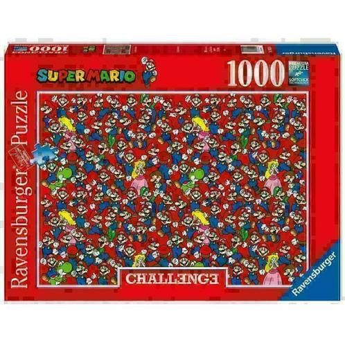 Super Mario Puzzel Challenge - 1000 stukjes - Ravensburger, Hobby en Vrije tijd, Denksport en Puzzels, Nieuw, Legpuzzel, 500 t/m 1500 stukjes