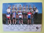 wielerkaart 1981 team gitane  renault   hinault lemond, Zo goed als nieuw, Verzenden