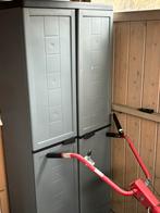 Tuinkast grijs met leggers, Ophalen, Zo goed als nieuw