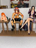 Figure One Piece — Nami, Boa Hancock & Portgas D. Ace, Verzamelen, Beelden en Beeldjes, Ophalen, Nieuw