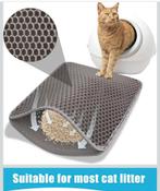 Petit tapis litière Kattenbakmat, Enlèvement, Autonettoyant, Comme neuf, Ouvert
