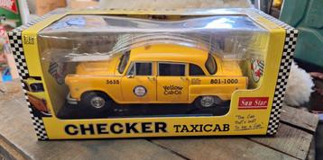Sun Star, schaal 1:18, New York Yellow Checker Taxi Cab 1981 beschikbaar voor biedingen
