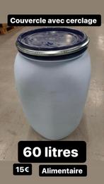 Kunststof voedselvat 60 liter (verkrijgbaar in grote maten), Tuin en Terras, Regentonnen, Ophalen of Verzenden