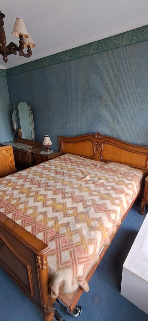 Complete antieke slaapkamer, Huis en Inrichting, Slaapkamer | Complete slaapkamers, Gebruikt, Ophalen